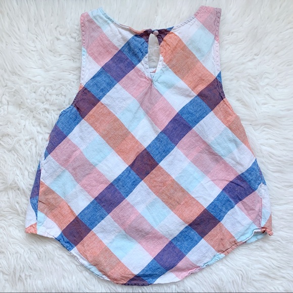 Target Universal Thread plaid tank top - Picture 3 of 8